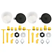 15Pcs Cooling System Tool Car Radiator Coolant Refill Funnel Kit Spill Proof