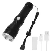 99000lm Zoom LED Flashlight Rechargeable Torch Tactical Camping Light Lamp Work