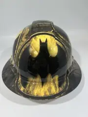 New Full Brim Hard Hat Custom Hydro Dipped BATMAN