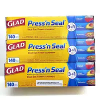 在飛比找蝦皮商城優惠-Glad Pressn Seal 強力保鮮膜 3入 COSC
