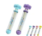 Firework Water Gun, Romantic Water Soaker, High Pressures Pull-Out Sprinkler Spray Toys for Bathing, for Bathing, Pool, Party Entertainment (Blue*Purple)