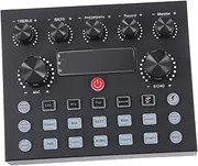 ERINGOGO Sound Card for Mobile Phone Computer Light Effects Podcast Equipment Sound Effect Board Voice Changer Reverb Adjustment 12 Electronic Tones