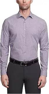 [Kenneth Cole] Men's Dress Shirt Slim Fit Checks and Stripes (Patterned)