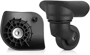 [SaVgu] castors Swivel Castor,Furniture Castors, Replacement Luggage Wheels Suitcase Replacement Swivel Wheels Luggage Wheels Replacement (DL-W185) (Color : Black)