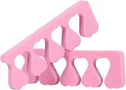 BIUDECO Finger Toe Separators Pairs of Nail Spacers Soft Foam Toe Separators for Nail Art Set Convenient Pedicure Tool Random