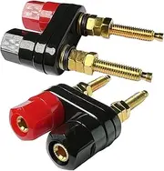 Length 2.32-PackDual 2-way Binding Post Terminal Power Audio Amplifier Plug Banana Jack Socket (p)