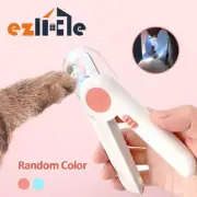 Toe Claws Trimmer Nail Clippers Cat Dog Cutter Magnification Safe Pet LED Light