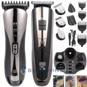 Men Cordless Hair Clipper Nose Beard Trimmer Grooming Kit Hair Mustache Shavers