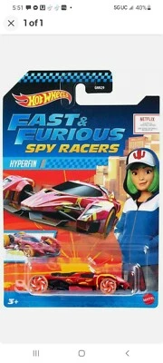Hot Wheels Fast & Furious Spy Racers Hyperfin Diecast Car