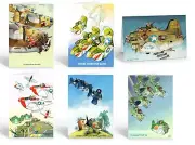 Assorted World War II Historical Aviation Note Cards | Vintage Airplane 14497