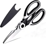 Kitchen Shears Sharp Scissors Stainless Steel Meat Chicken Professional BBQ