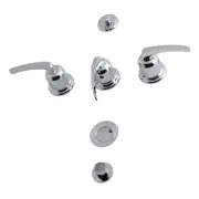 Kingston Brass KB632.EFL Centurion 1.5 GPM Widespread Bidet - Chrome