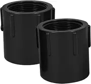 2pcs PVC Fitting Adapters for Water Systems Threaded Connectors PVC Material