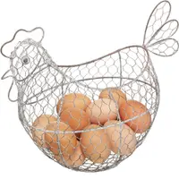 在飛比找PChome24h購物優惠-KitchenCraft 復古造型雞蛋籃(公雞)