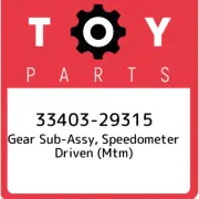 33403-29315 Toyota Gear sub-assy, speedometer driven (mtm) 3340329315, New Genui