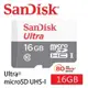 米特3C數位–SanDisk 16GB Ultra Micro SDHC UHS-I 記憶卡(80MB﹧s)無轉卡