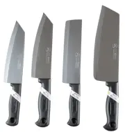 KIWI Knife Thai Set 4pcs Stainless Steel Cutting Slicing Chopping Peeling