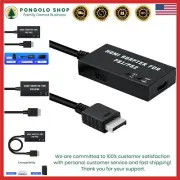 Retro Gaming HDMI Adapter for PS1/PS2 - Multi-Resolution and Aspect Switch