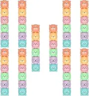 Tofficu 2 Sets Cute Bear Stackable Highlighters of Highlighters for School Marking Scrapbooking Journaling Comfortable Grip for Note Taking Color Coding