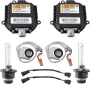 2pcs For 07-15 Infiniti G35 G37 Q40 Q50 Xenon Ballast Igniter HID D2S Bulb Kit