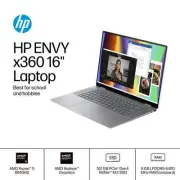 New Seal HP Envy 2-in-1 16" 2K Touch-Screen Laptop AMD Ryzen 5 8GB Memory 512GB