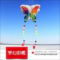 在飛比找蝦皮商城精選優惠-2023新品濰坊夢幻彩蝶彩色大蝴蝶軟體大型成人長尾兒童卡通風