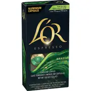 L'OR Espresso Brazil Coffee Pods 10 pack