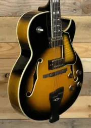 Ibanez George Benson LGB300 Hollowbody Guitar Vintage Yellow Sunburst w/ Case