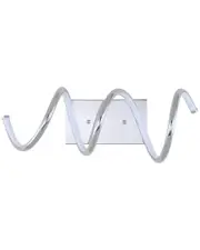 JONATHAN Y Scribble 7in Modern Integrated LED Vanity Light Sconce