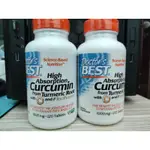 DOCTOR'S BEST 高吸收薑黃素 1000MG含 CURCUMIN C3 COMPLEX®