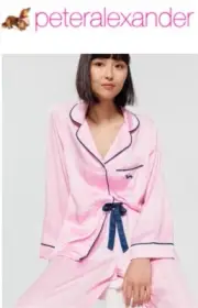 Peter Alexander Ladies PJ Pyjamas Satin Long Chic (Large) New Season