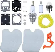 Service Carb Kit Air Fuel Filter For for McCUL/LOCH CS340 CS380 Chainsaw Gas Line Primer Bulb Set Replacement Spare Part