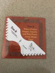 Vtg Trim It Kit, makes fringe, tassels, pom poms - NOS