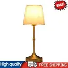 Dimmable Table Lamp Desktop Lamp Touch Control Fabric Lampshade for Home Decor A
