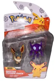 NEW! RARE! Pokemon SABLEYE & WITCH EEVEE Halloween Figures Battle Pack Nintendo