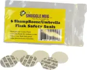 ShampBooze & Umbrella Flask Seals | 6 Pack | Secure & Leak-Proof | Enjoy...