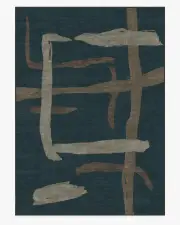 305' x 425' | Machine Washable Runner Rug | Kid & Pet Friendly | Indoor Rug | Architectural Digest Lydos Shadow & Bronze Rug | Ruggable