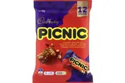 Cadbury Picnic Milk Chocolate Share Pack 12 Mini Bars 180g