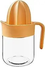 Lemon Juicer Squeezer – Handheld Manual Citrus Press Reamer | Splash-Proof Juice Extractor With Handle For Lime, Grapefruit, Lemon – Compact Fruit Squeezer For Kitchen, Cooking, And Drink Prep