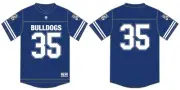 Canterbury Bulldogs NRL COTTON-ON Mens Oversized Grid Iron T-Shirt by Sporting H