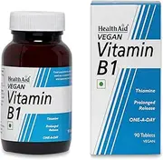 HealthAid Vitamin B1 (Thiamin) 100mg - Prolong Release - 90 Tablets