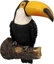 Outdoor Decor 1pc Fake Bird Tree Hanging Home Décor Artificiales para Miniature Ornaments Collectible Bird Figurines Bird Tree Ornaments Bird Decor Bird Yard Decor Resin Decor Home Decor