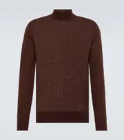 [Loro Piana] Loro Piana Virgin wool turtleneck sweater AU 102 brown