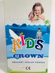 48Pcs Dental Stainless Steel Primary Molar Pediatric Protect Kids Crown PMC