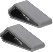 KALLORY 2Pcs Adjustable Laptop Stand Heightening Support for Notebook Cooling Portable Radiator Holder for Desk Use Compatible with Various Laptop Black Grey