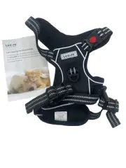 Dog Cat Walking Harness Small Black f8