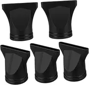 Beatifufu Hair Dryer Parts 5pcs Plastic Diffuser Head Nozzles for Hair Dryer Easy to Install Salon Standard Styling
