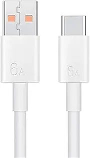 [HUAWEI] 6A Data Cable USB Type-A to USB Type-C for Mate20 Mate30 Mate30PRO Mate40 P40 Samsung XiaoMi