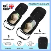 Baseball Hat Travel Bag Baseball Cap Travel Case Storage Carrier Box CW