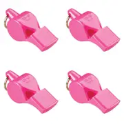 4PK Fox 40 Summit Pearl Whistle Outdoor Coaching/Training Sports Accessory Pink